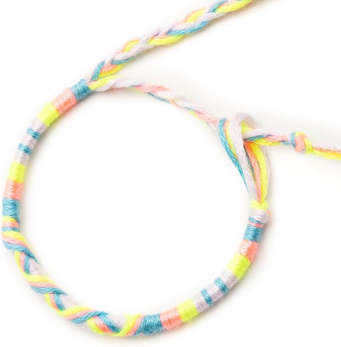Bracelet brésilien enfant — à vœux coton tressé — BVE-39