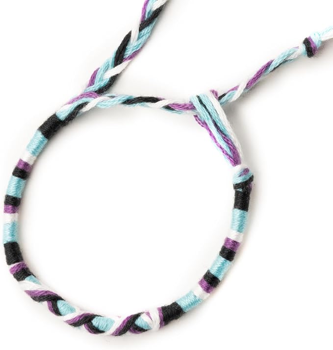 Bracelet brésilien enfant — à vœux coton tressé — BVE-32