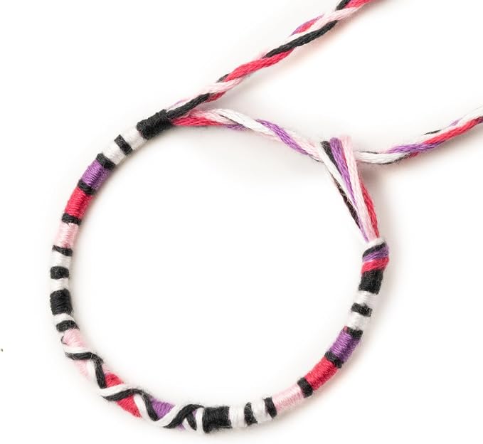 Bracelet brésilien enfant — à vœux coton tressé — BVE-34