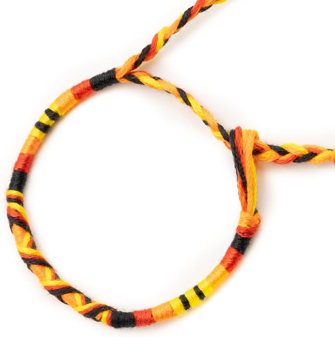 Bracelet brésilien enfant — à vœux coton tressé — BVE-24