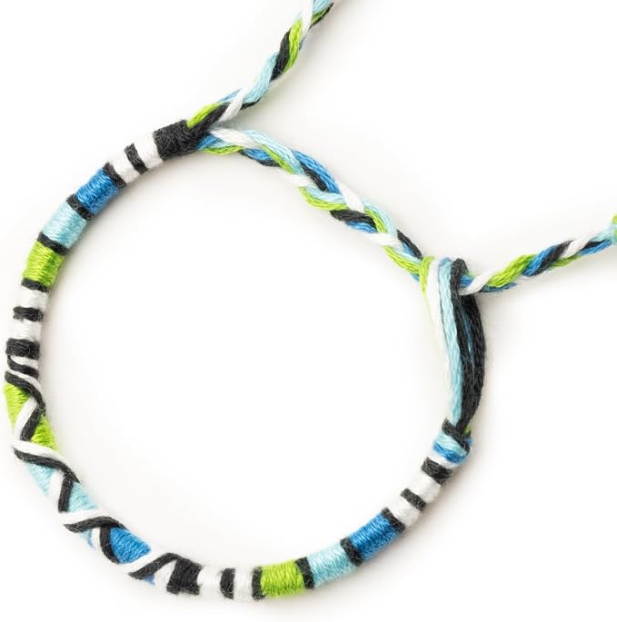 Bracelet brésilien enfant — à vœux coton tressé — BVE-03