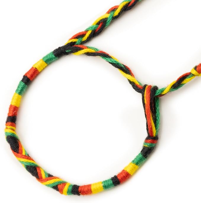 Bracelet brésilien enfant — à vœux coton tressé — BVE-10