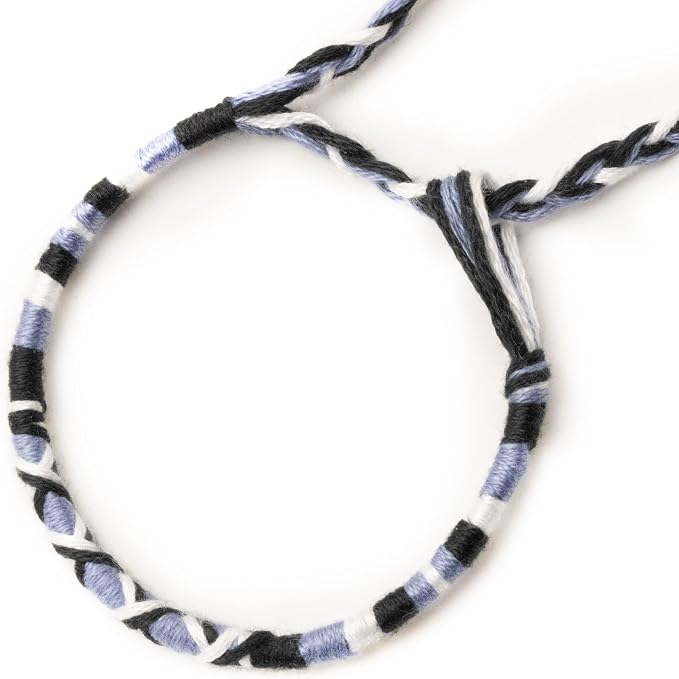 Bracelet brésilien enfant — à vœux coton tressé — BVE-31