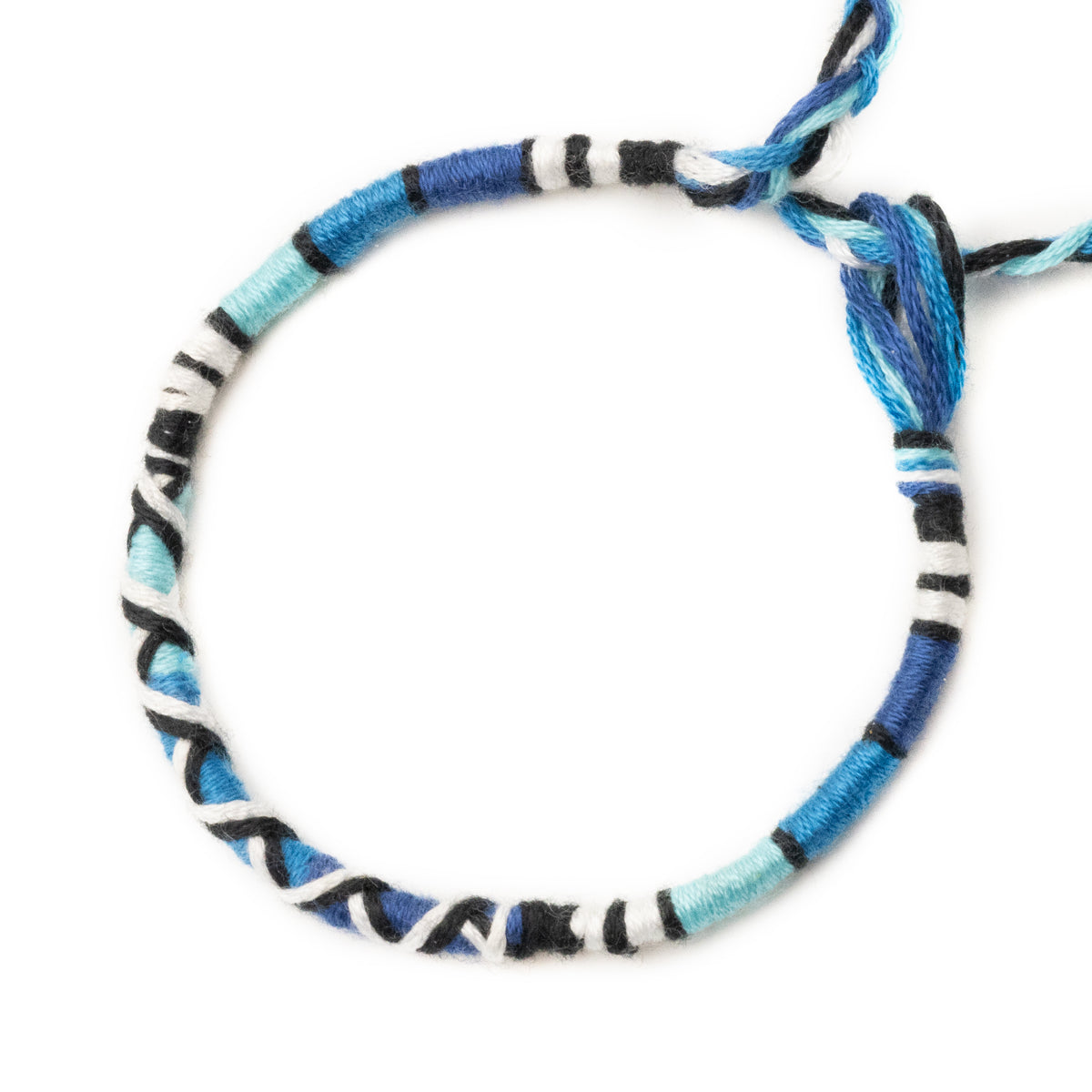 Bracelet brésilien à vœux — coton tressé ajustable — BV01