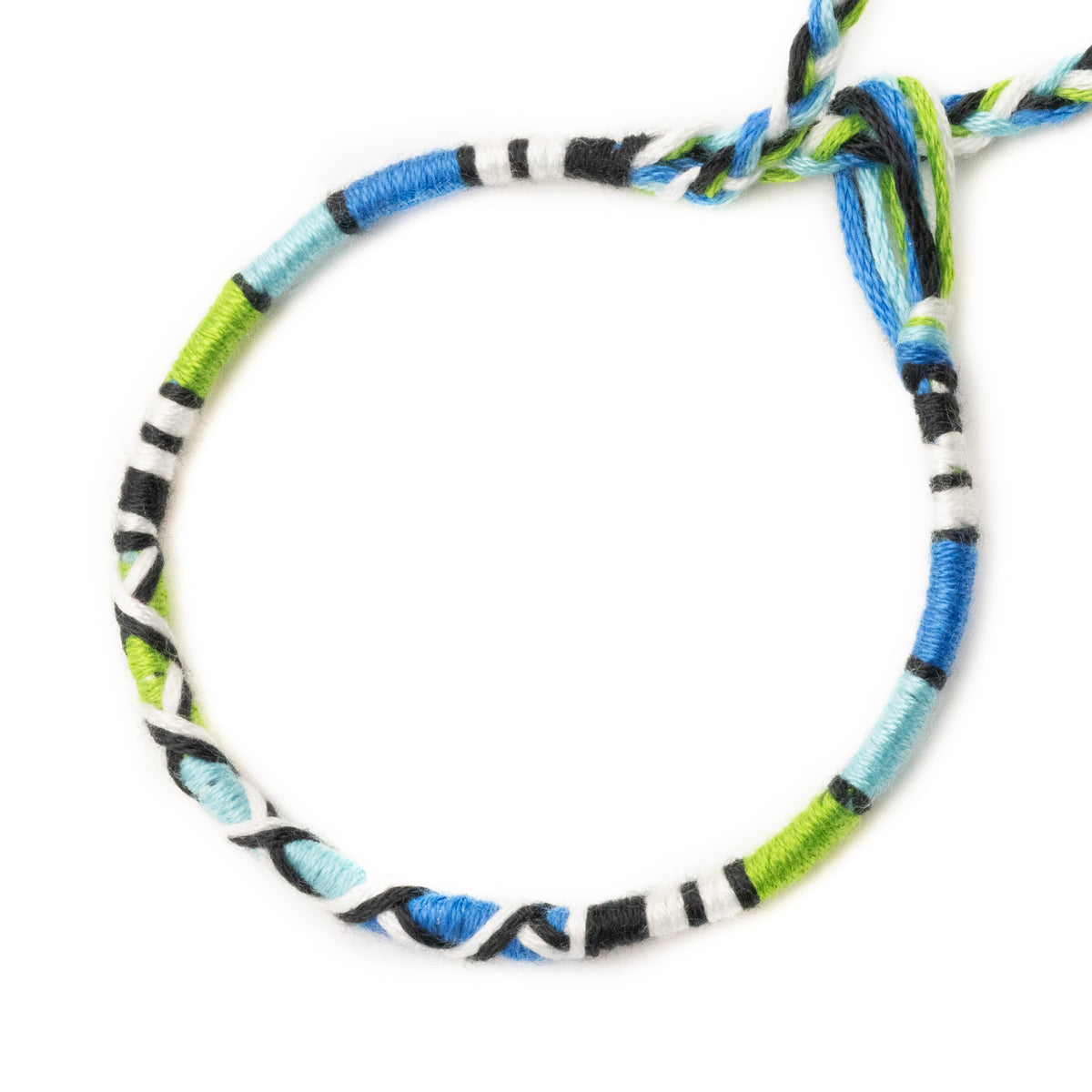 Bracelet brésilien à vœux — coton tressé ajustable — BV03