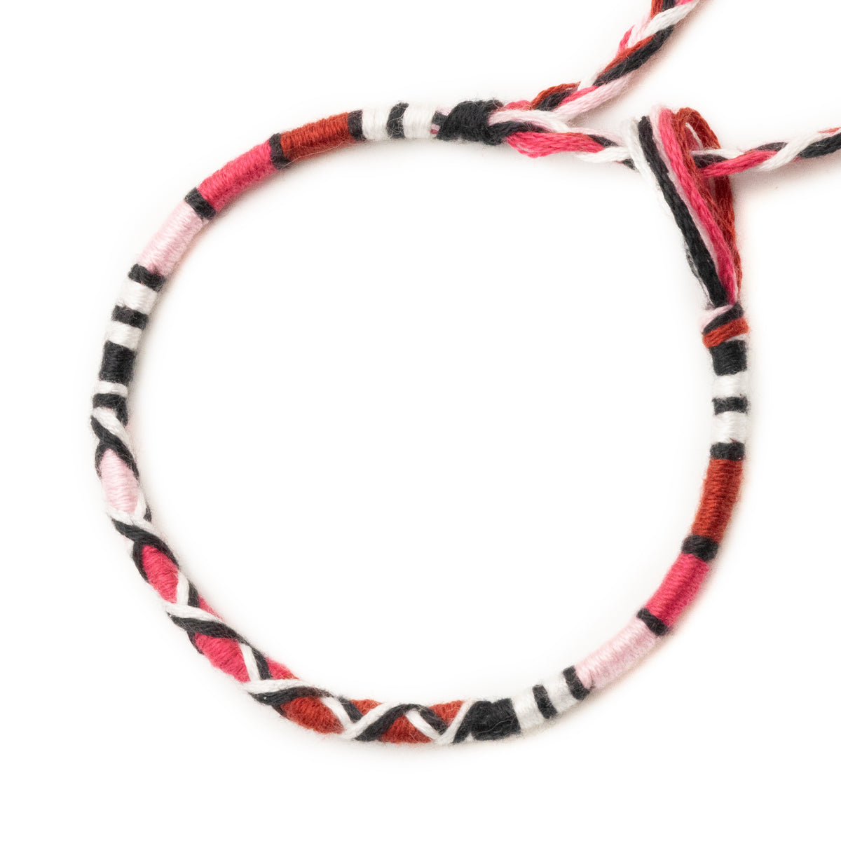 Bracelet brésilien à vœux — coton tressé ajustable — BV05