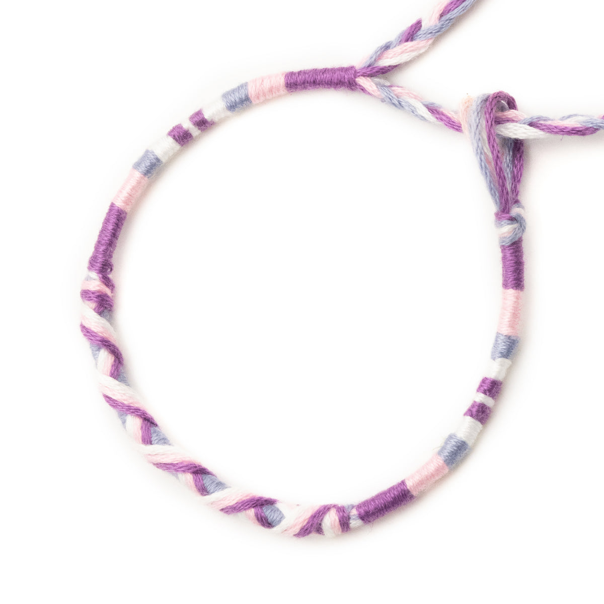 Bracelet brésilien à vœux — coton tressé ajustable — BV06