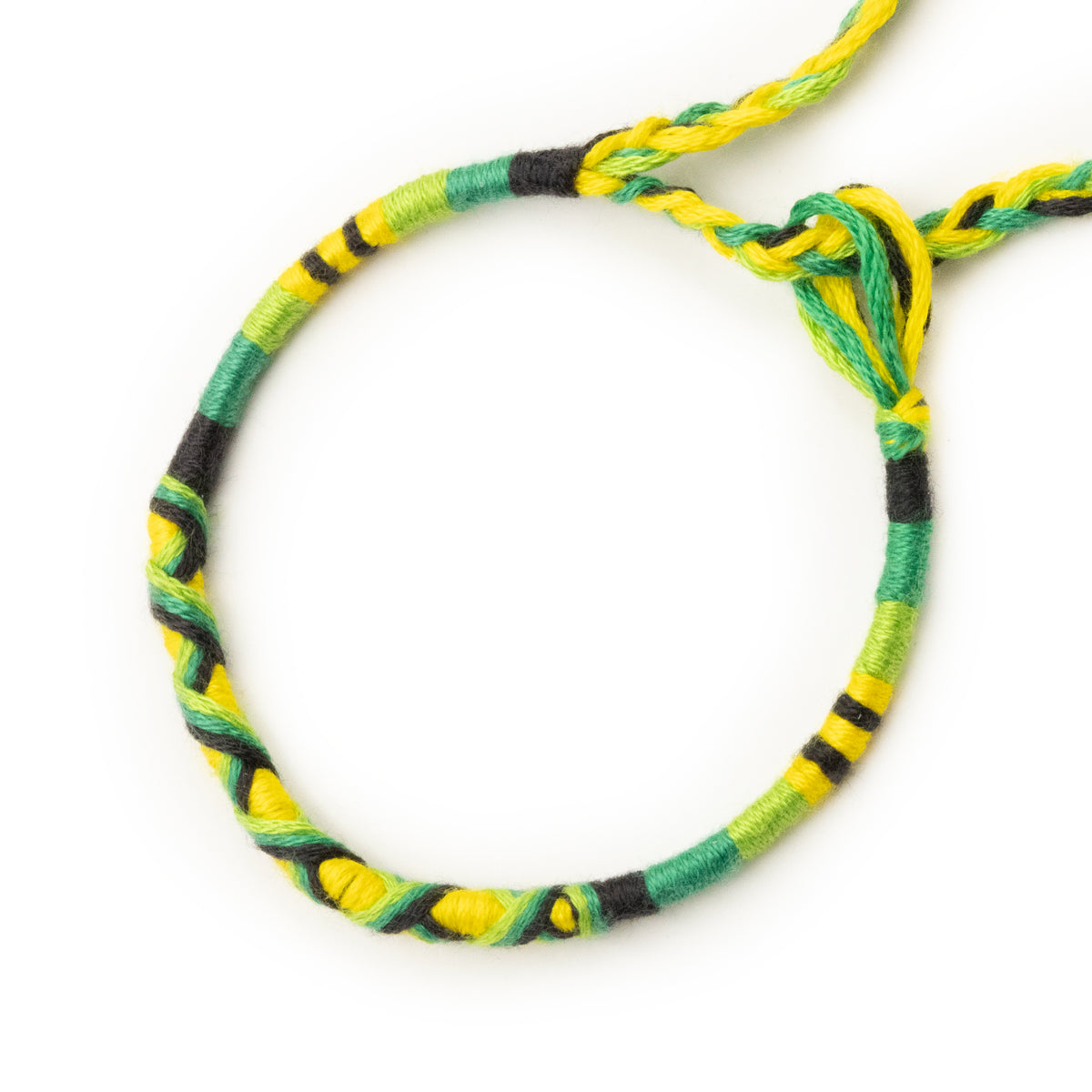 Bracelet brésilien à vœux — coton tressé ajustable — BV08