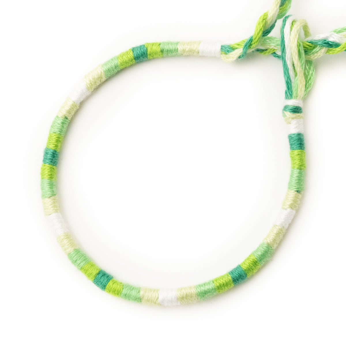 Bracelet brésilien à vœux — coton tressé ajustable — BV09