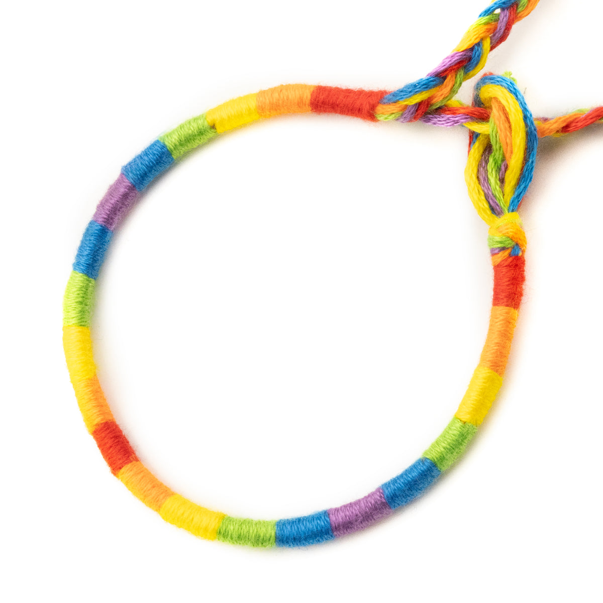 Bracelet brésilien à vœux — coton tressé ajustable — BV14