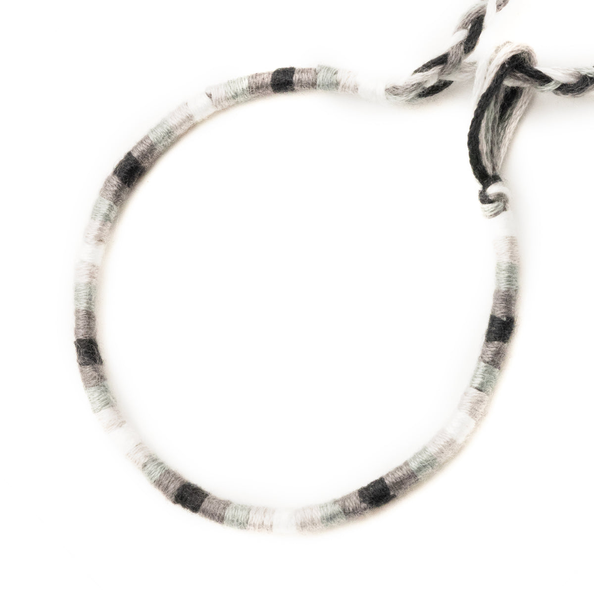 Bracelet brésilien à vœux — coton tressé ajustable — BV15