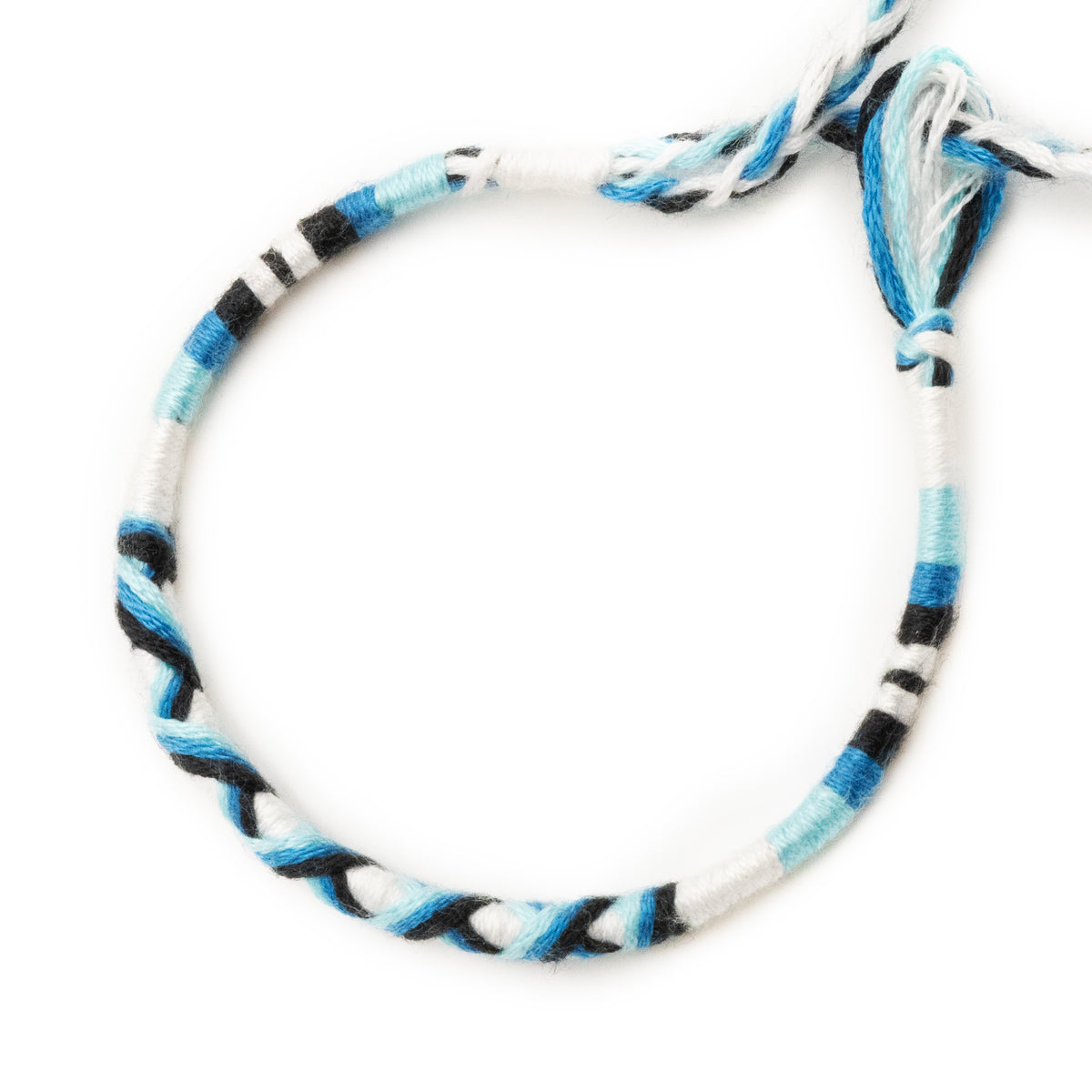 Bracelet brésilien à vœux — coton tressé ajustable — BV16