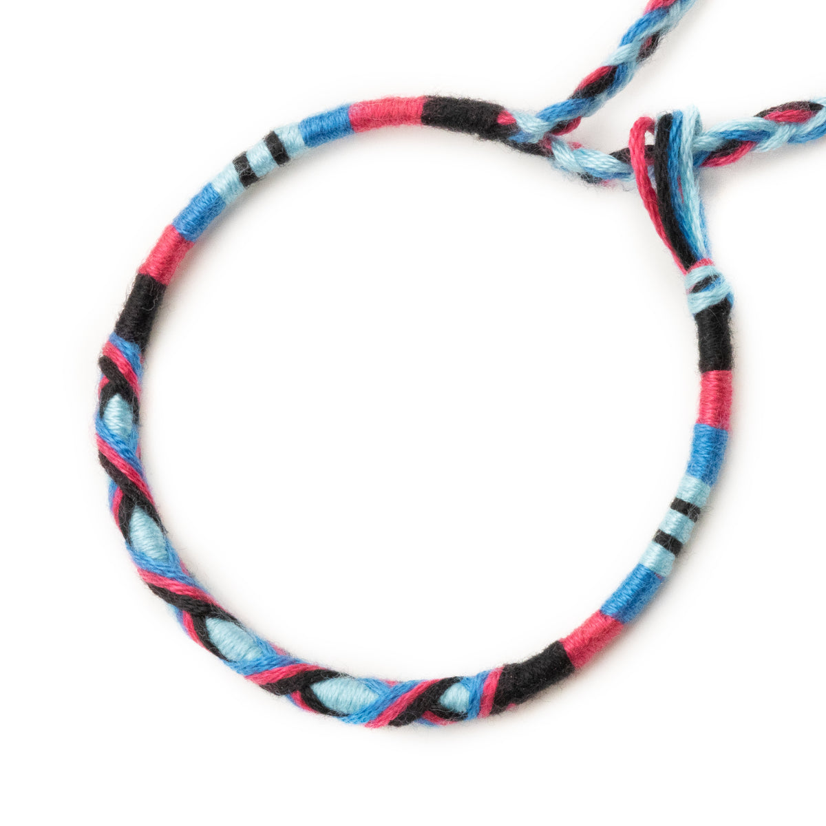 Bracelet brésilien à vœux — coton tressé ajustable — BV17