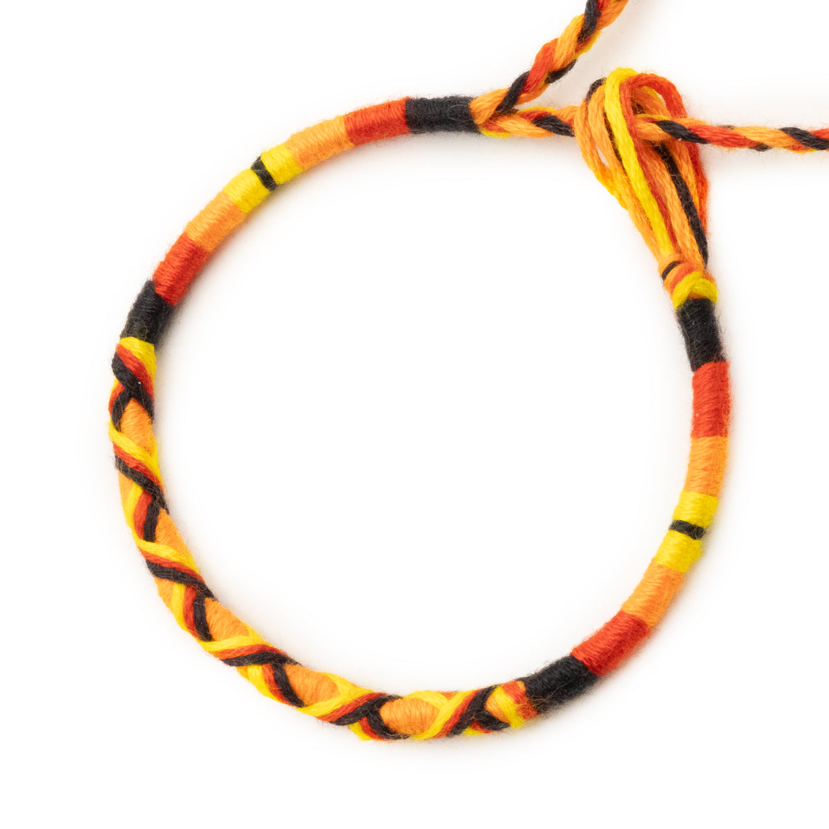 Bracelet brésilien à vœux — coton tressé ajustable — BV24