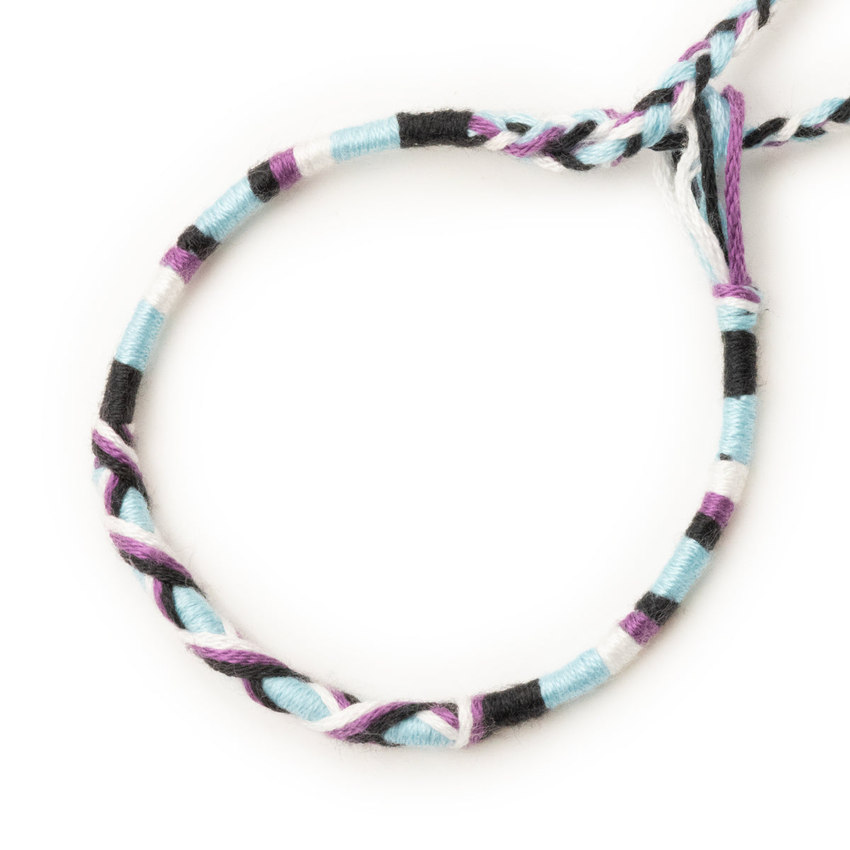 Bracelet brésilien à vœux — coton tressé ajustable — BV32