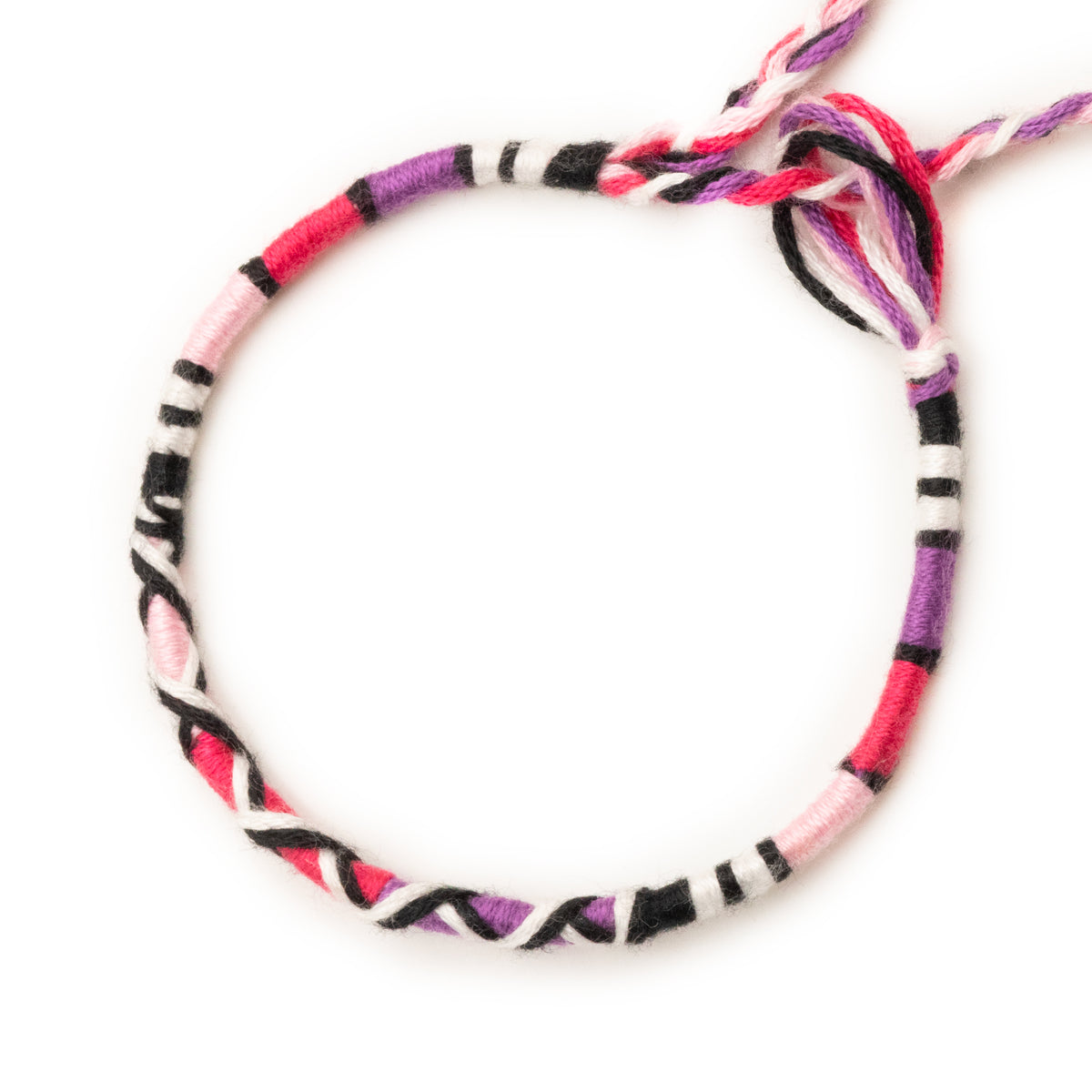 Bracelet brésilien à vœux — coton tressé ajustable — BV34