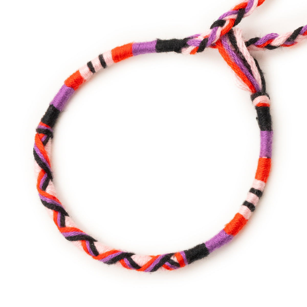 Bracelet brésilien à vœux — coton tressé ajustable — BV35