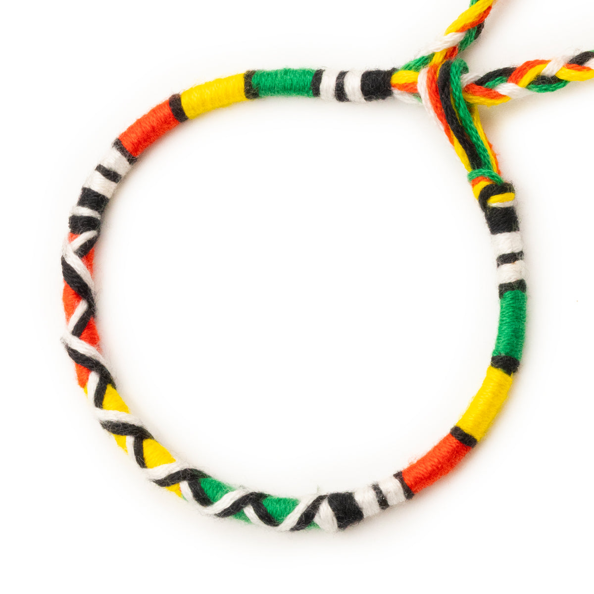 Bracelet brésilien à vœux — coton tressé ajustable — BV37