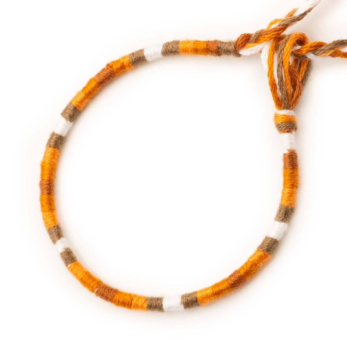 Bracelet brésilien à vœux — coton tressé ajustable — BV44