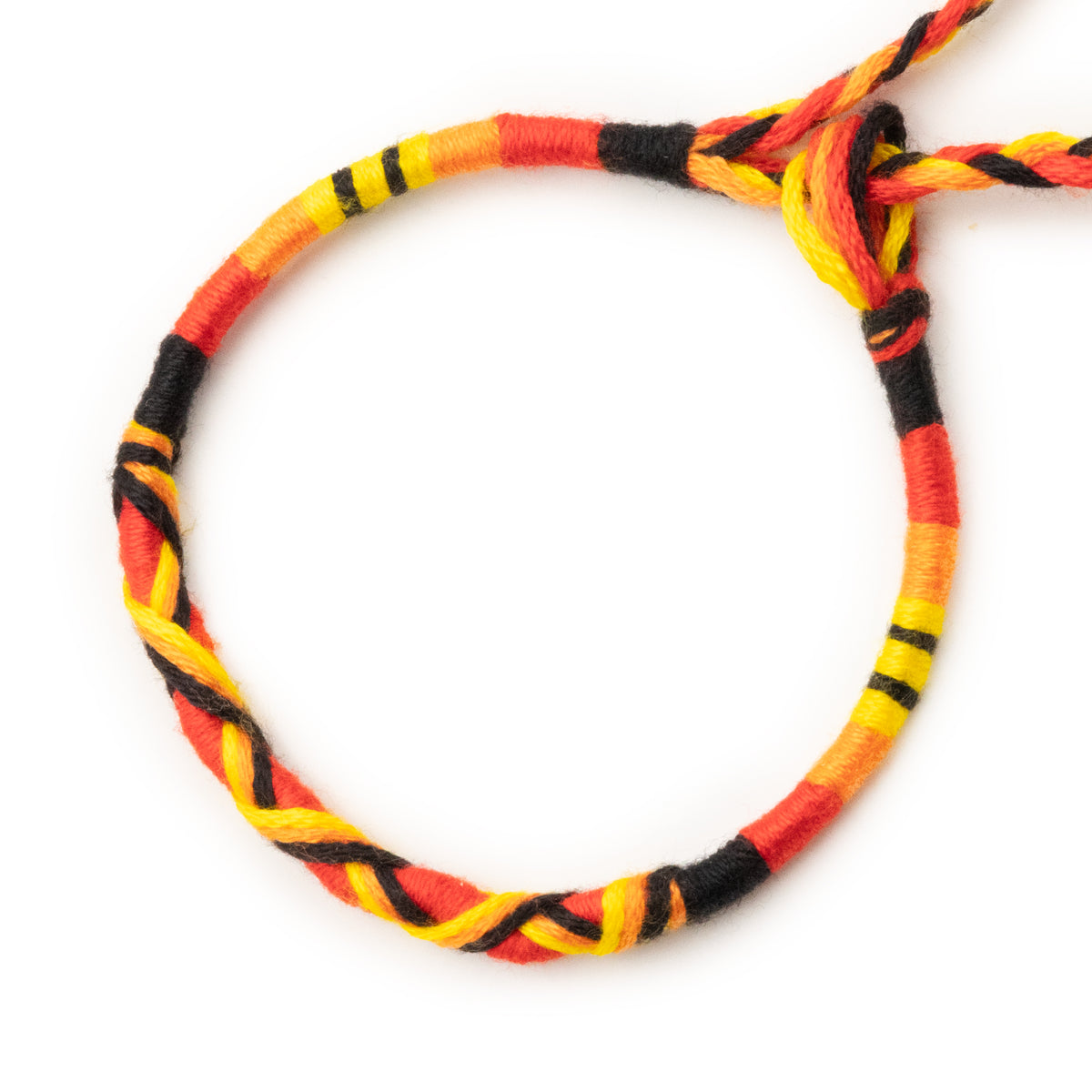 Bracelet brésilien à vœux — coton tressé ajustable — BV52