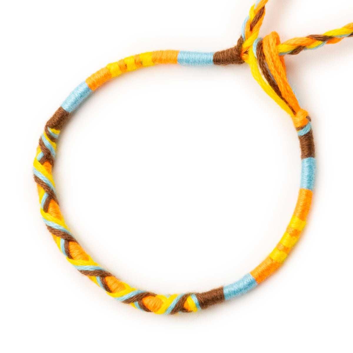 Bracelet brésilien à vœux — coton tressé ajustable — BV58