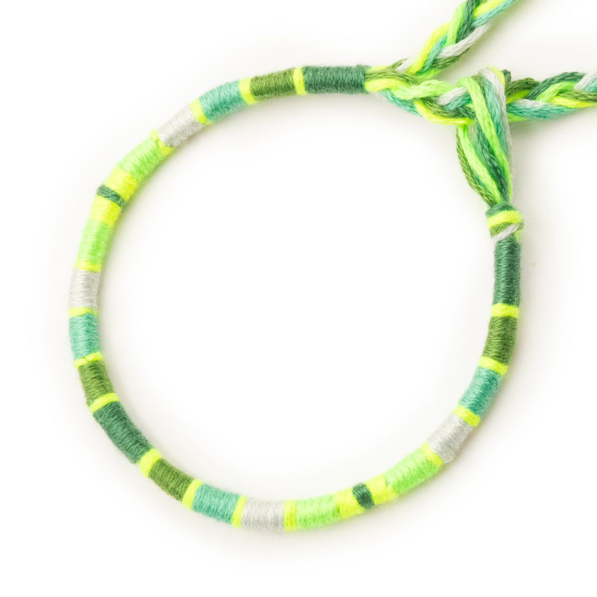 Bracelet brésilien à vœux — coton tressé ajustable — BV60