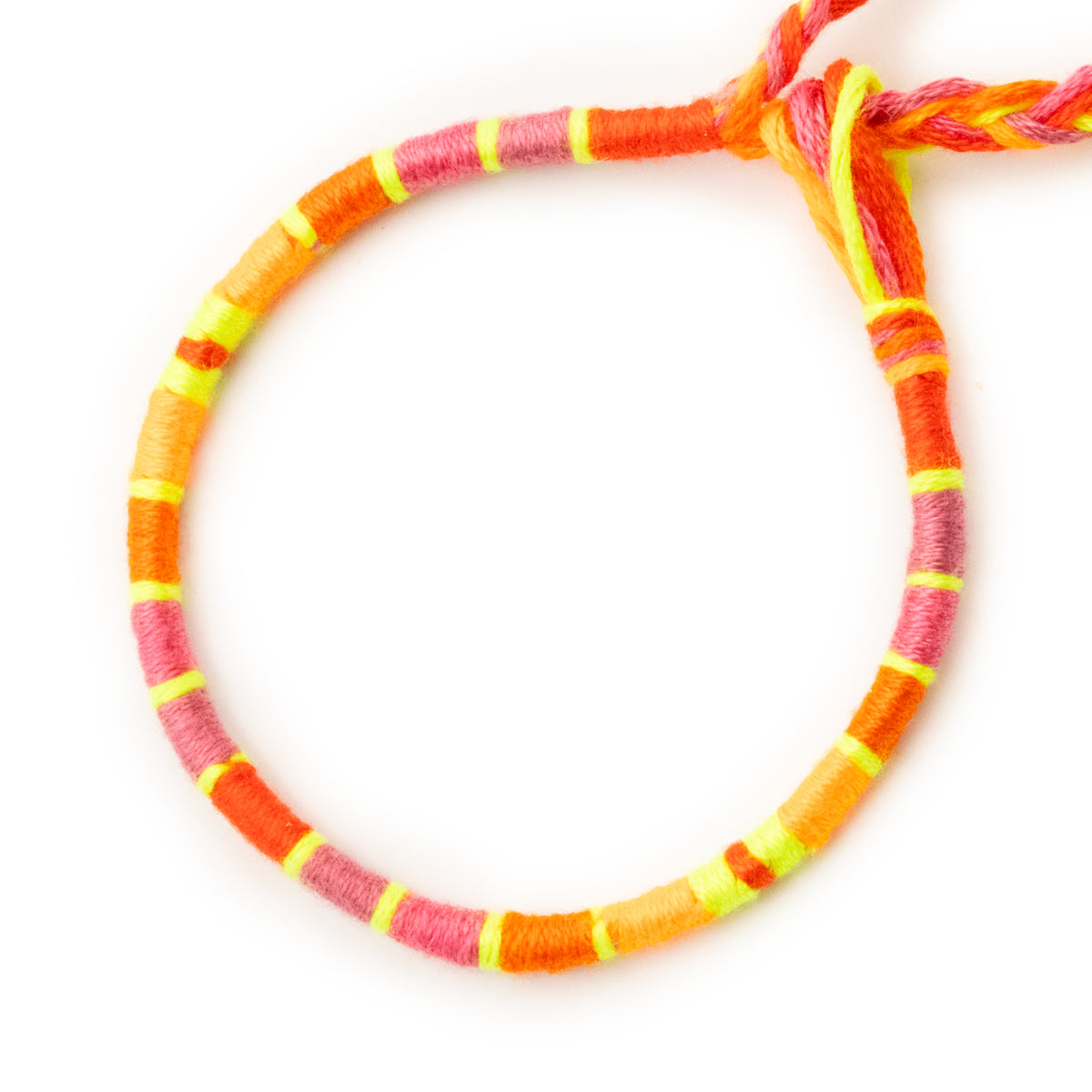 Bracelet brésilien à vœux — coton tressé ajustable — BV61
