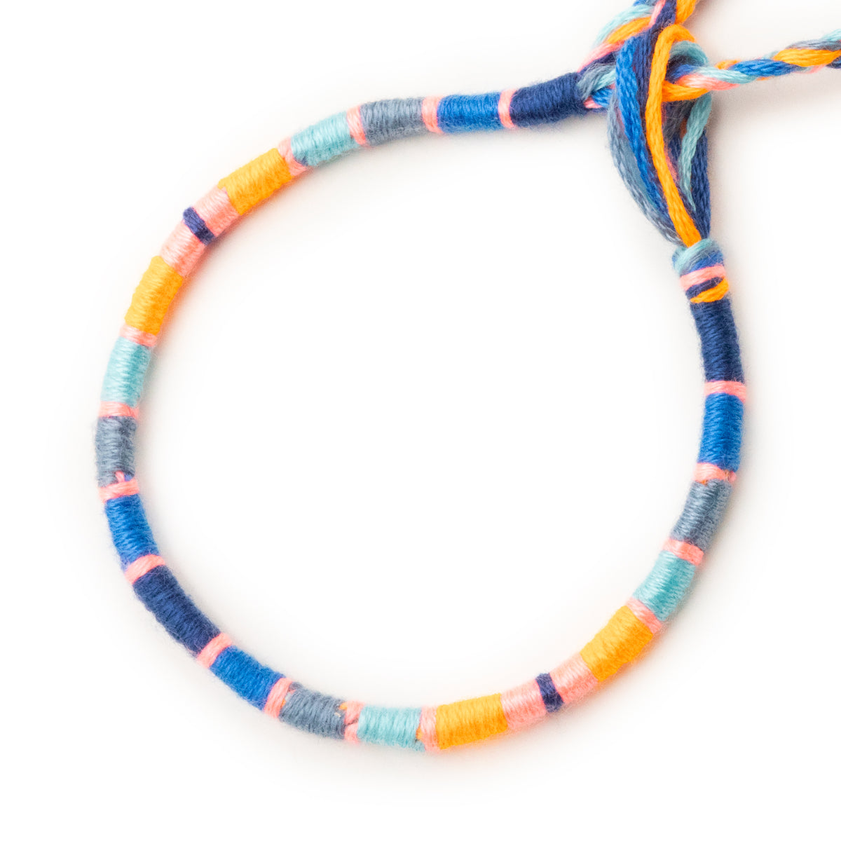 Bracelet brésilien à vœux — coton tressé ajustable — BV63