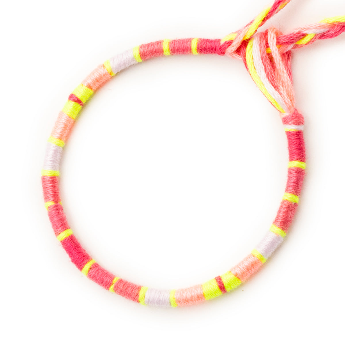 Bracelet brésilien à vœux — coton tressé ajustable — BV64