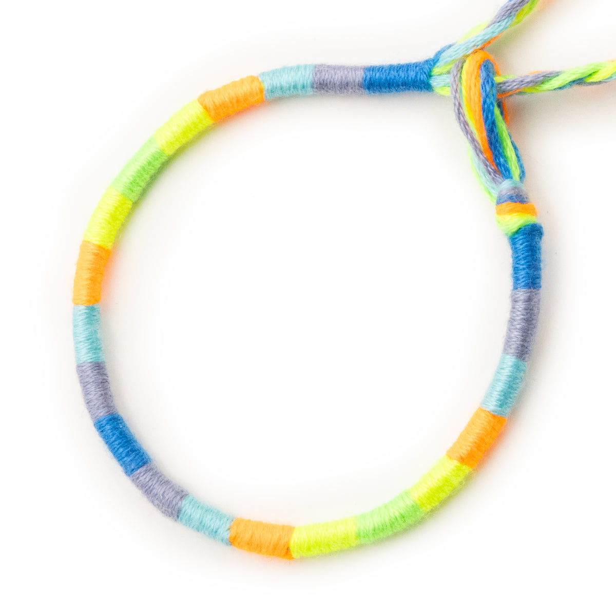 Bracelet brésilien à vœux — coton tressé ajustable — BV76