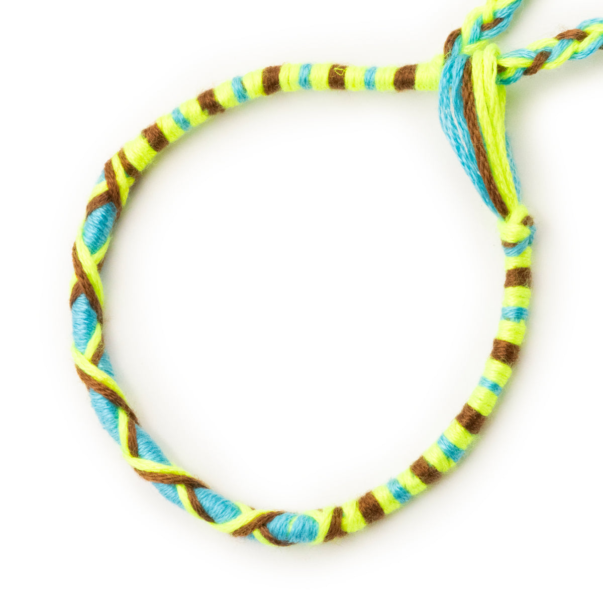 Bracelet brésilien à vœux — coton tressé ajustable — BV77